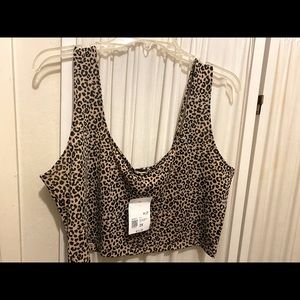 Cheetah Print Crop Top